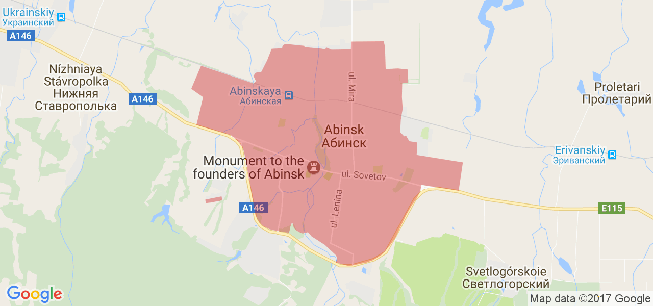 Карта анапского района