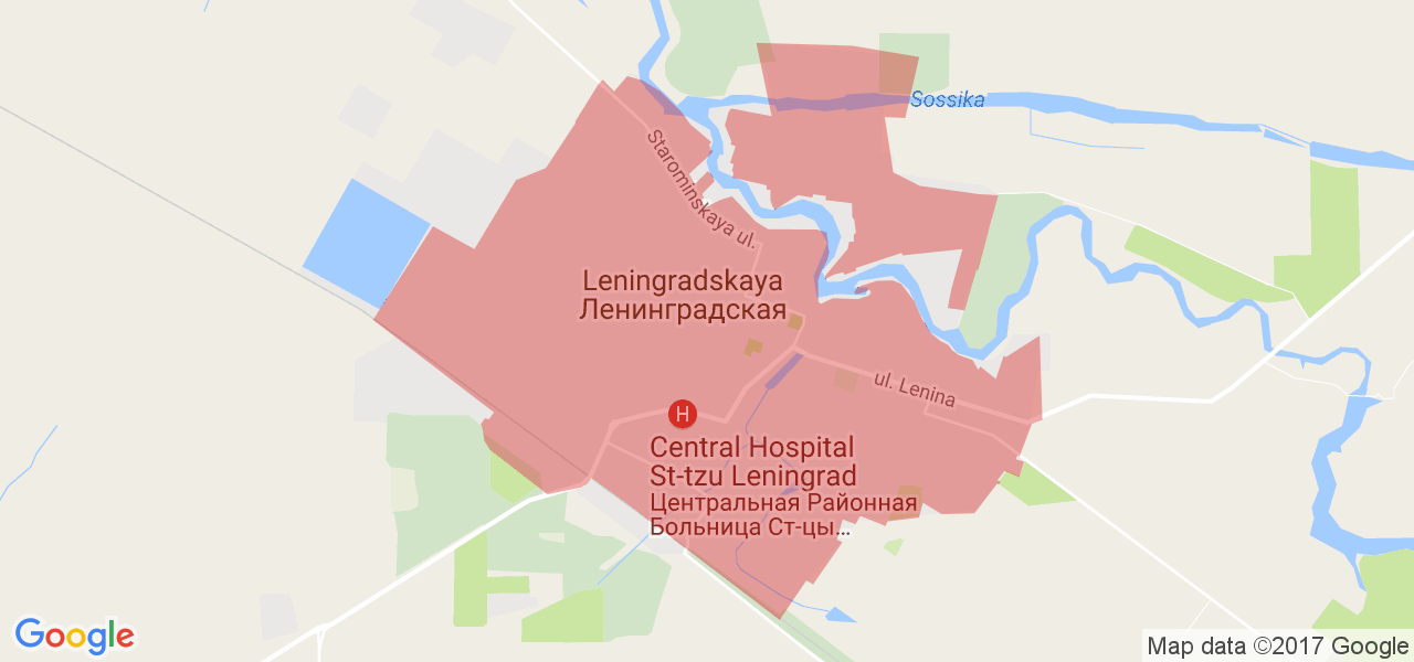 Ленинградская краснодарского карта