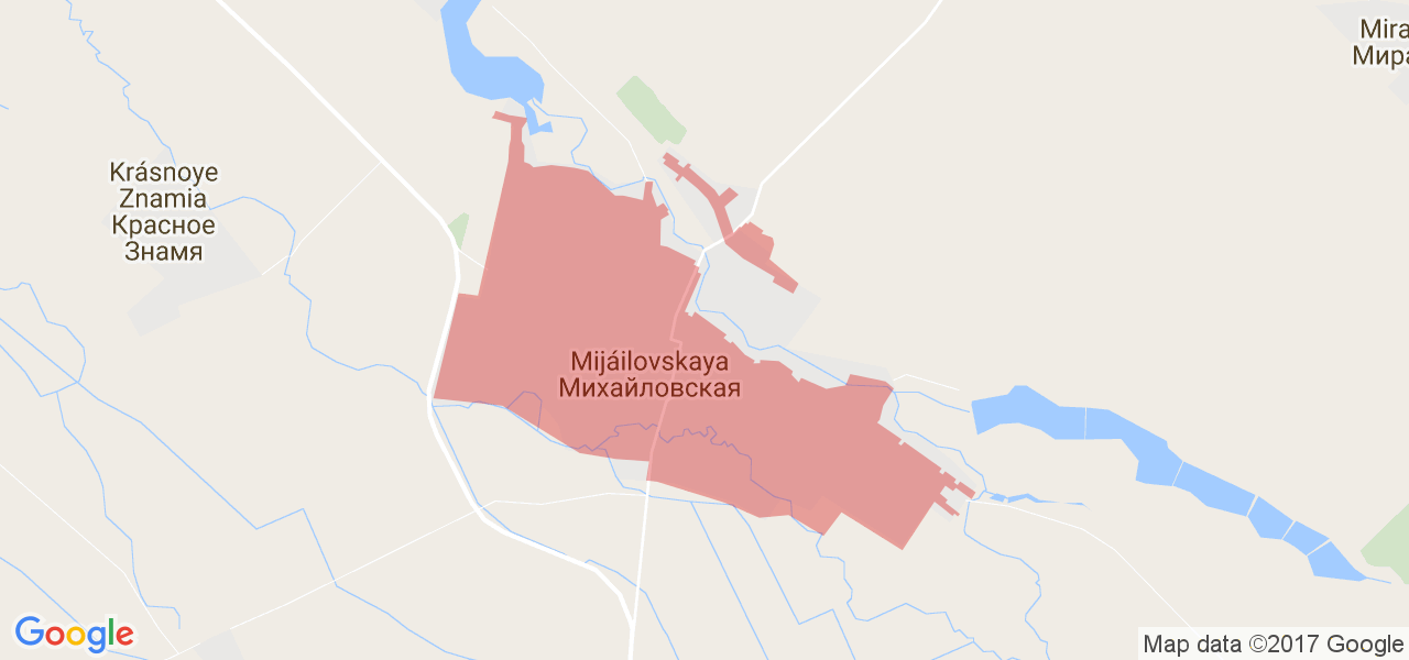 Карта районов краснодарского края с границами районов