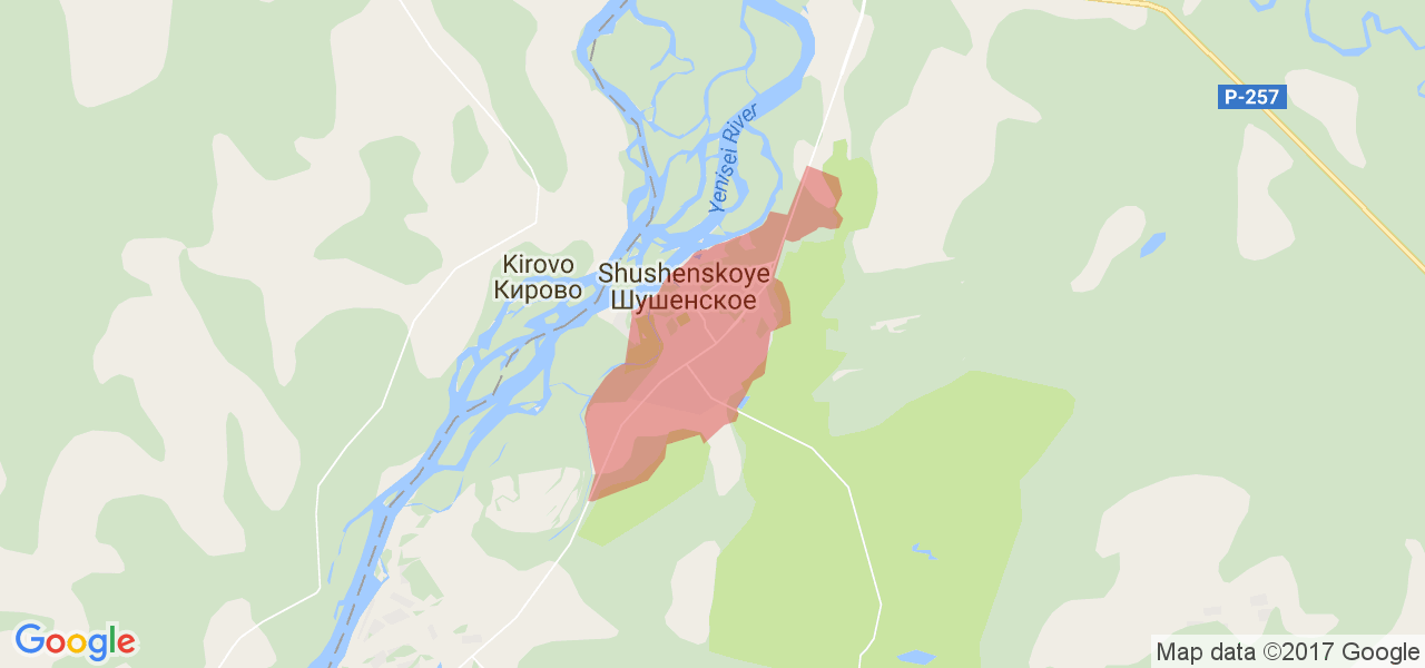 Карта ермаковское красноярский