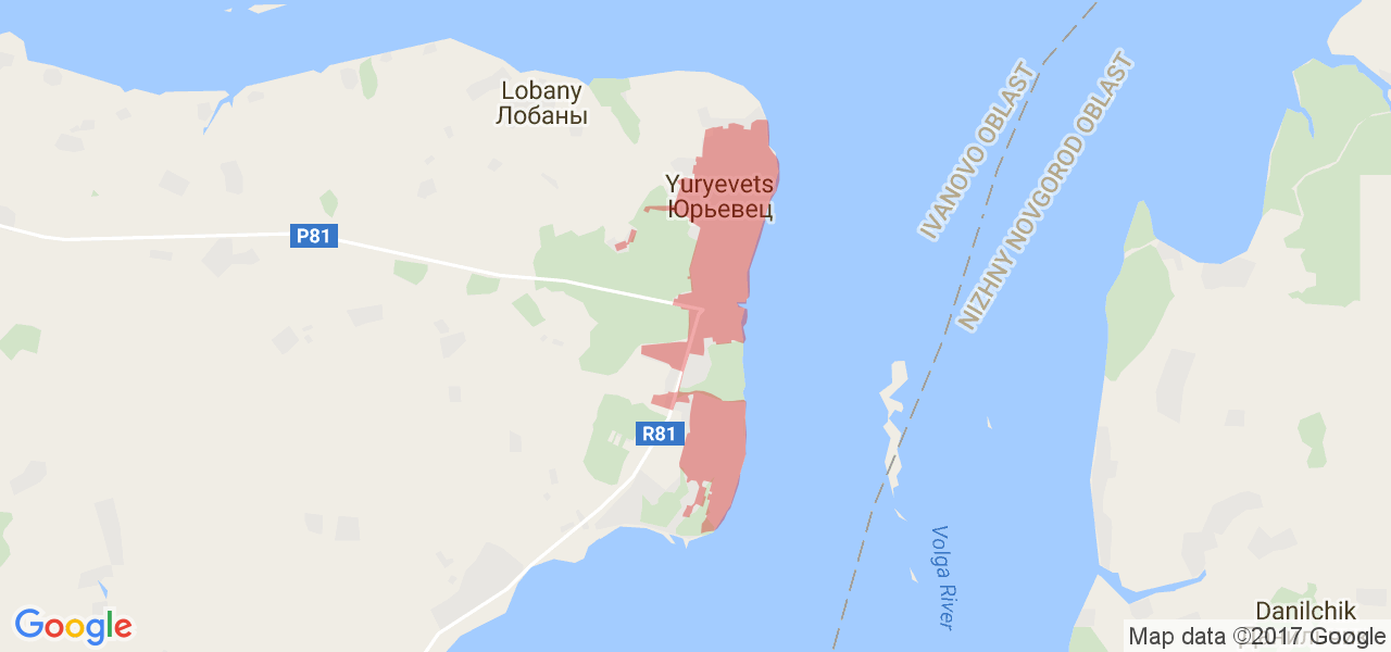 Погода в юрьевце карта