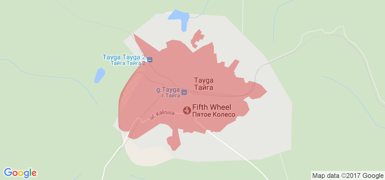 Карта города тайга кемеровской области