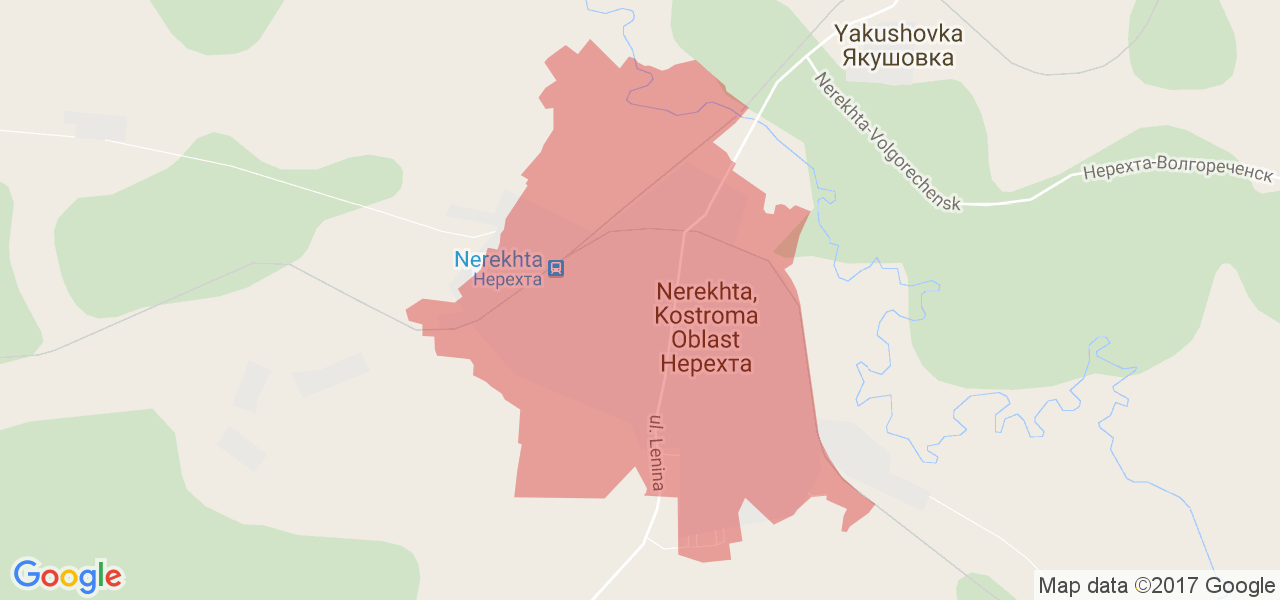 Нерехта карта города