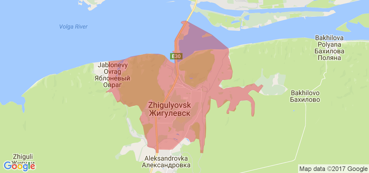 Жигулевск карта города
