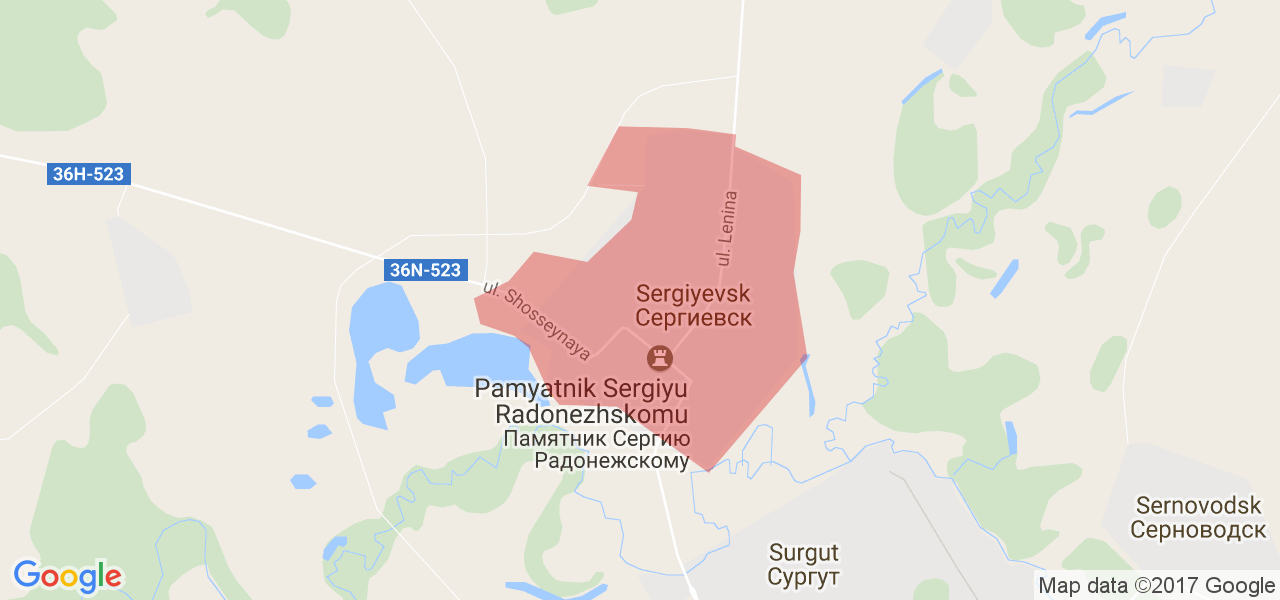 Карта сергиевска самарской области с улицами и домами подробно