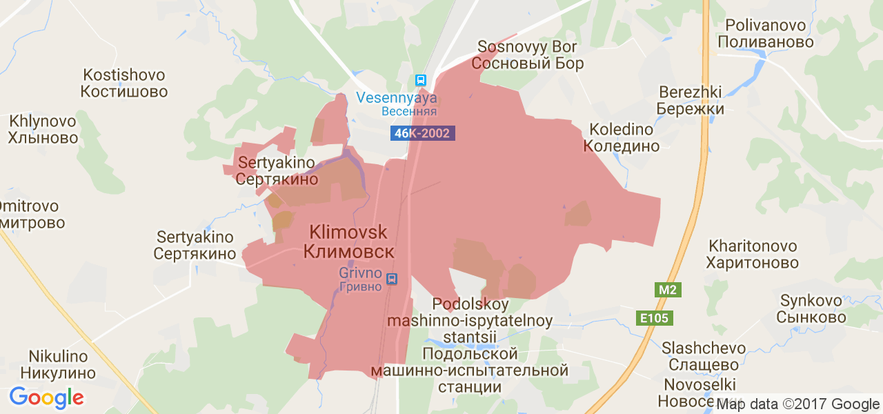 Карта погоды климовск