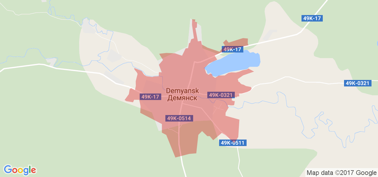 Карта холма новгородской области