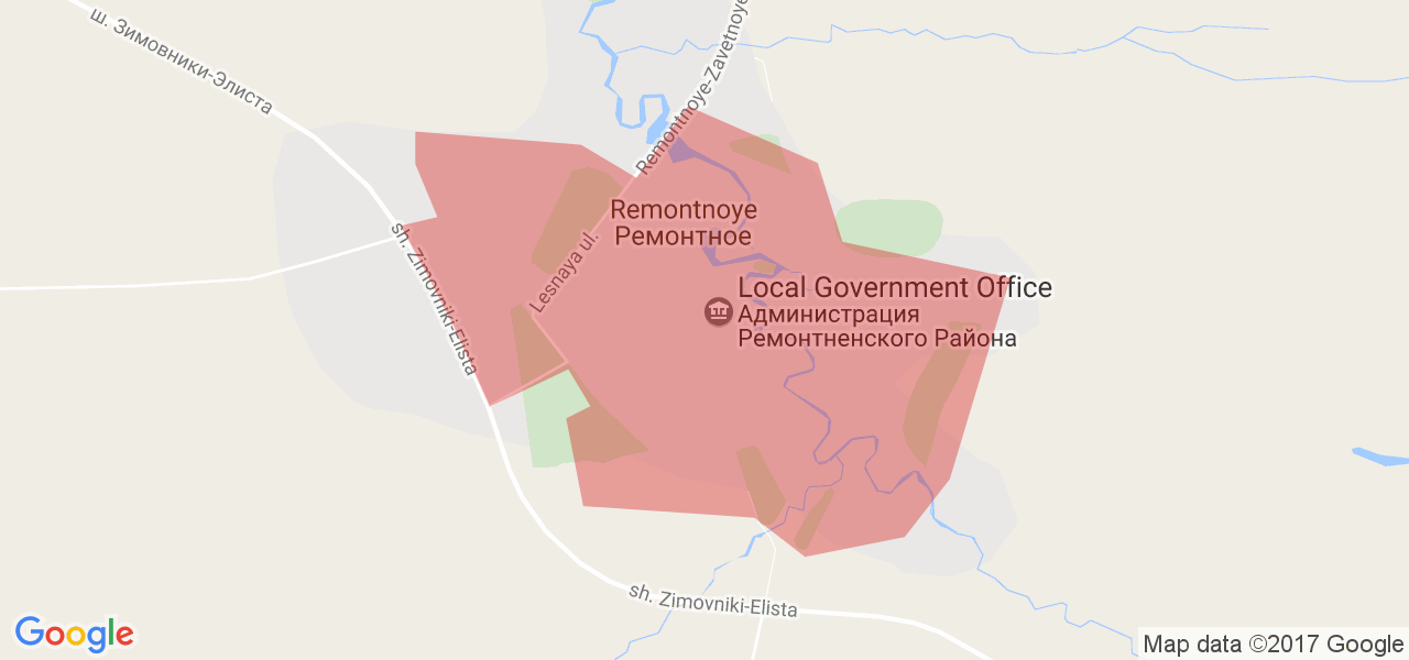 Ремонтненский район карта