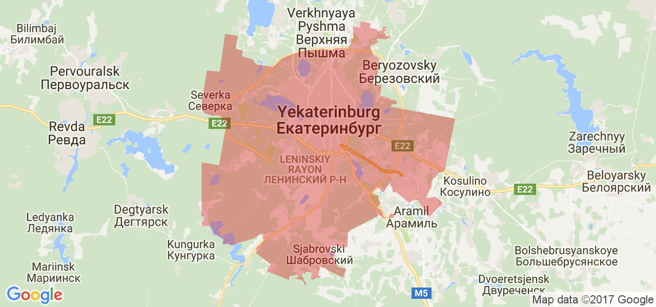 Загородные районы екатеринбурга