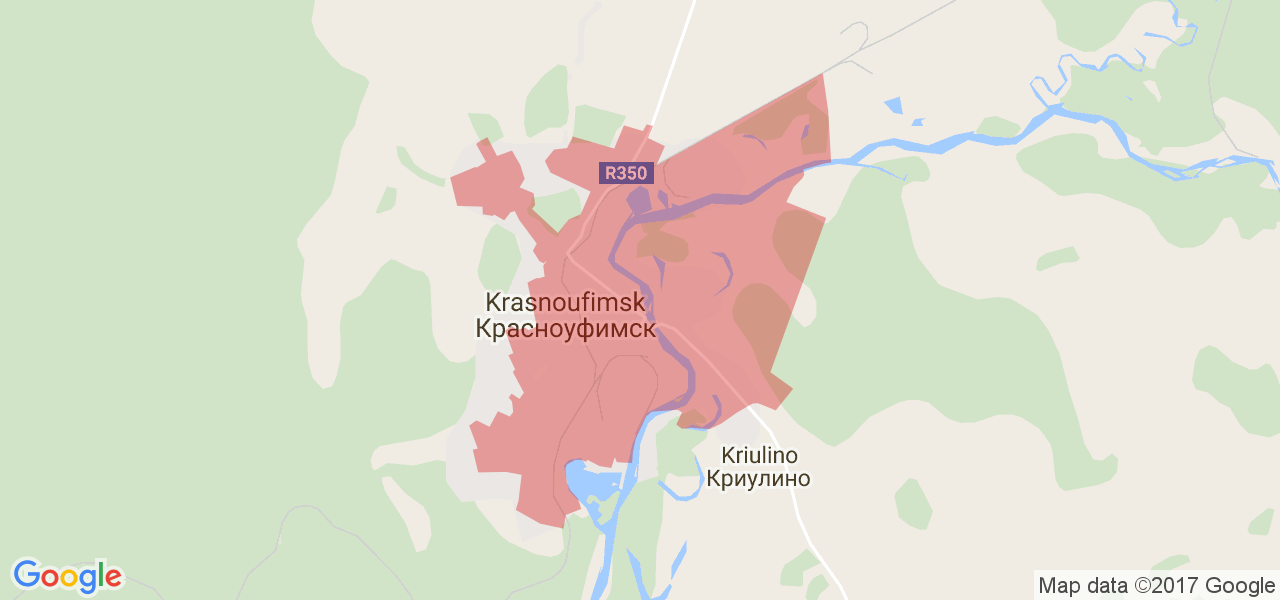 Карта г красноуфимск