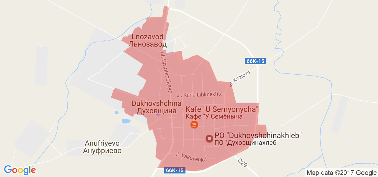 Погода в духовщине карта