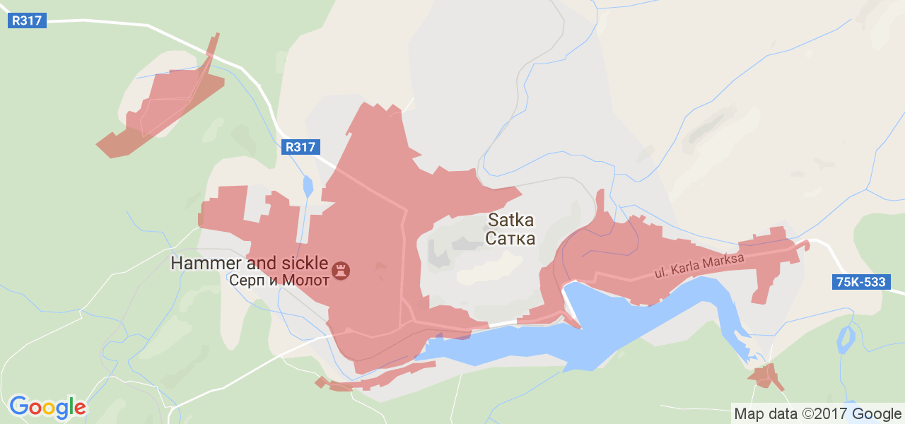 Карта западного сатка