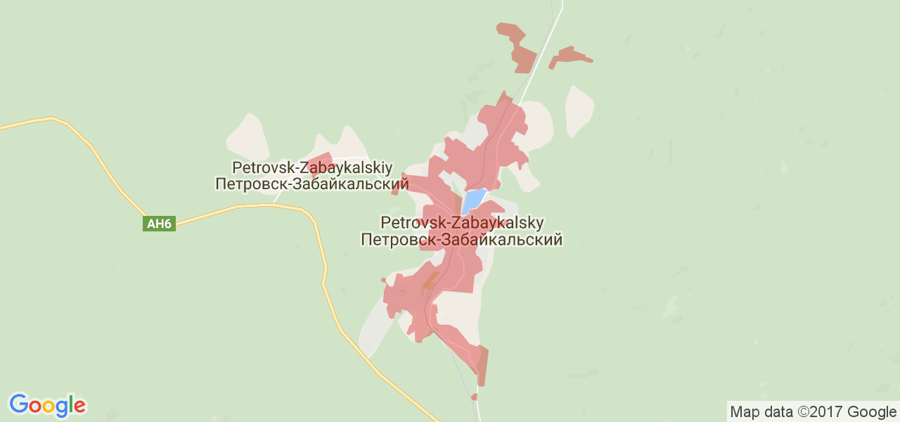 Карта петровска забайкальского