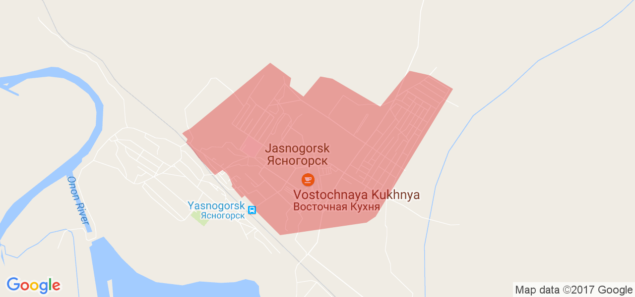 Карта ясногорска забайкальский край с улицами и домами