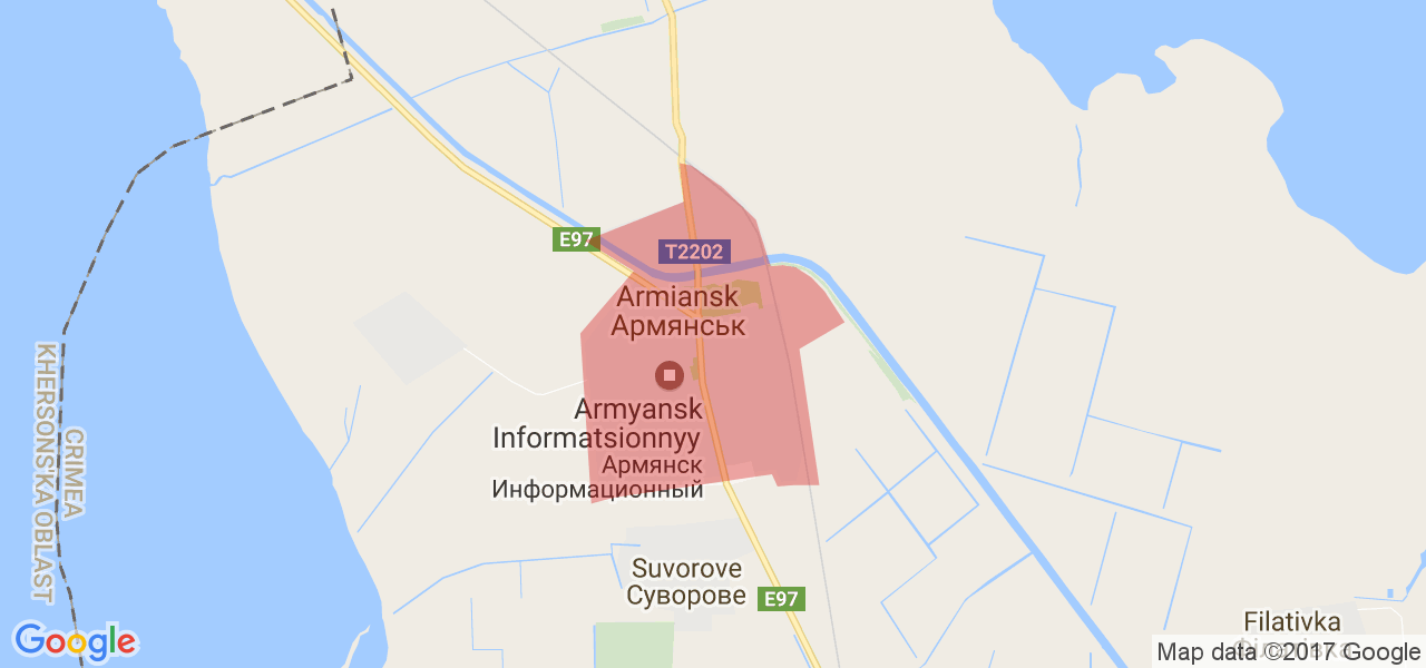 Армянск карта города