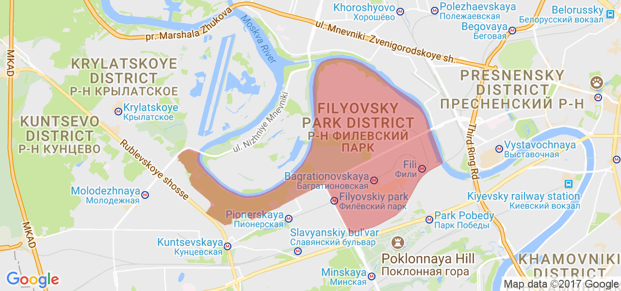 Карта москвы молодежная