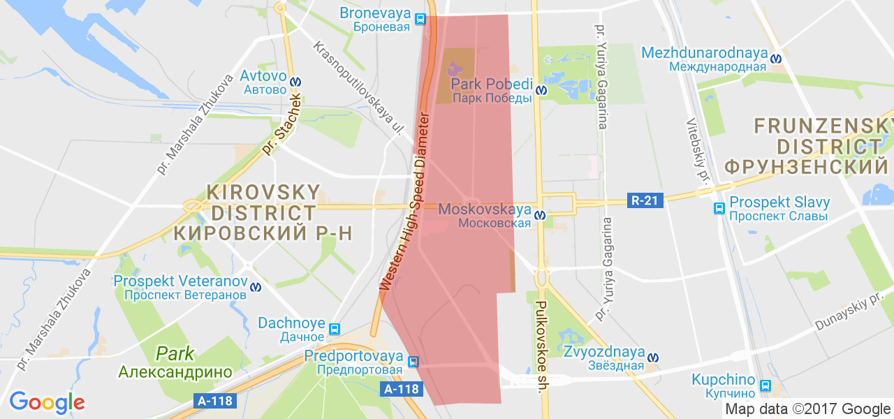 Карта московского района в санкт петербурге