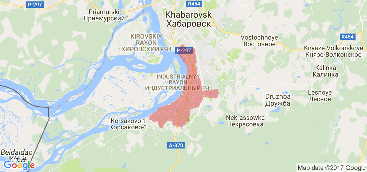 Google карта хабаровск