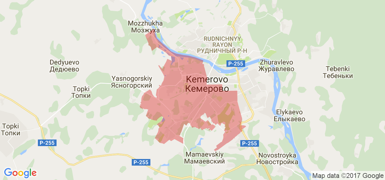 Покажи на карте где находится кемерово. Карта заводского района города Кемерово.