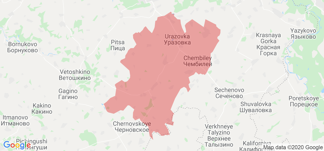 Изображение Краснооктябрьского района Нижегородской области на карте