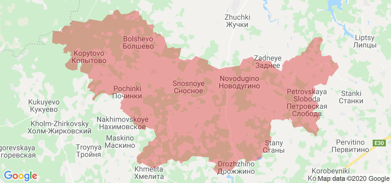 Изображение Новодугинского района Смоленской области на карте
