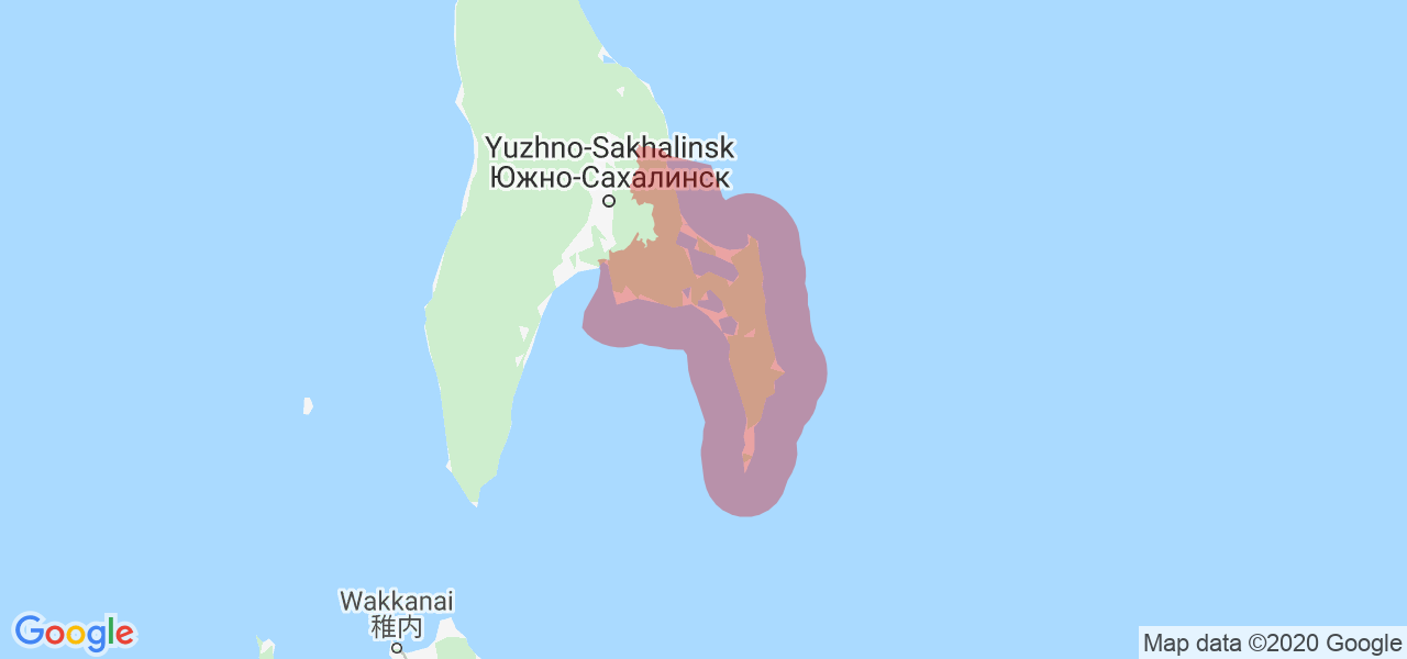 Карта сахалинская область г корсаков