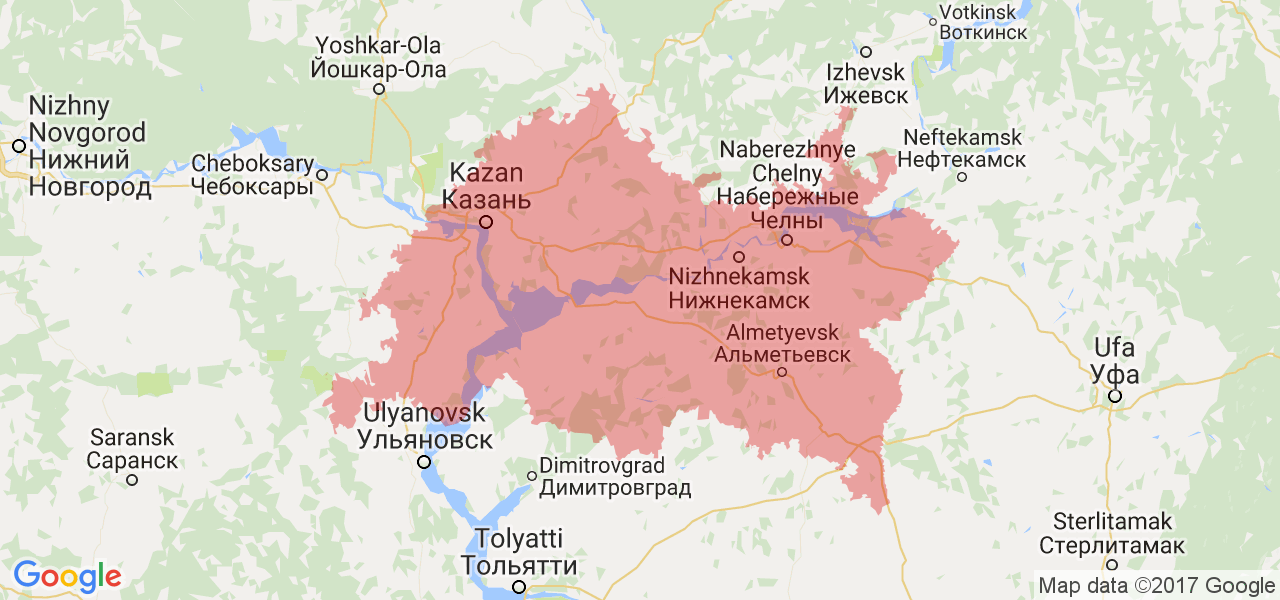Карта охотника татарстан