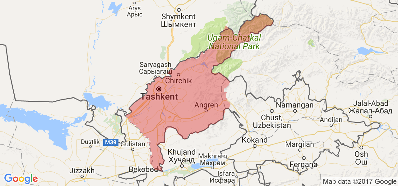Ташкентская область на картинке