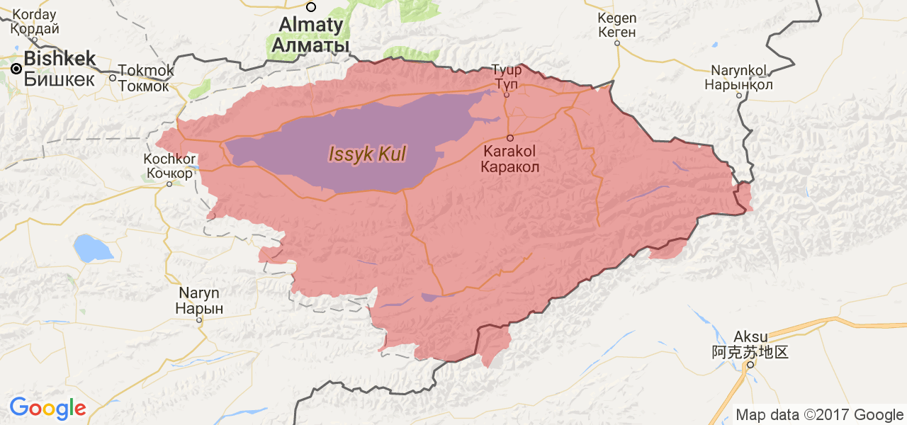 Иссык-Кульская область на картинке