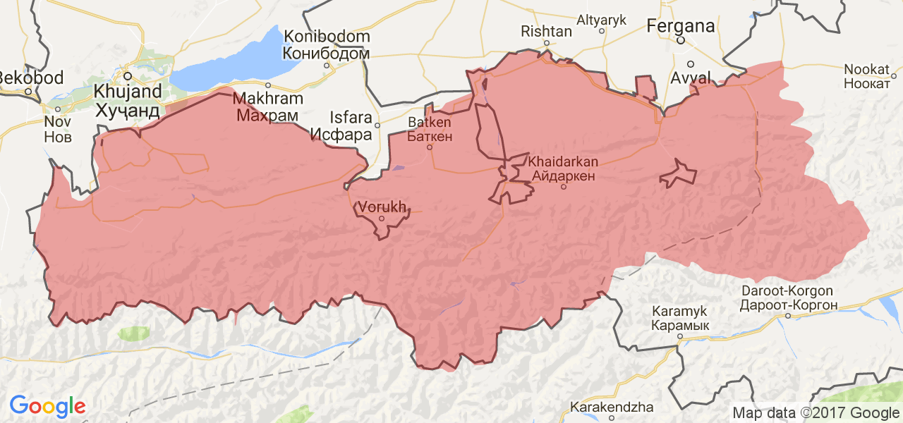 Баткенская область на картинке